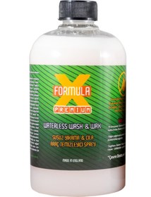 Resim FORMULA X Formulax Waterless Wash & Wax Susuz Yıkama & Cila Araç Temizleyi 1 Litre 