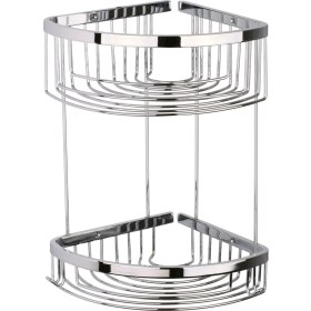 Resim DUXXA Lüks Gümüş Oval Şampuanlık 20x20 cm Tekli Süngerlik 