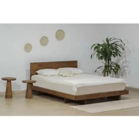 Resim Vivense Luna Patna Ahşap Karyola, Ceviz, 90X200 
