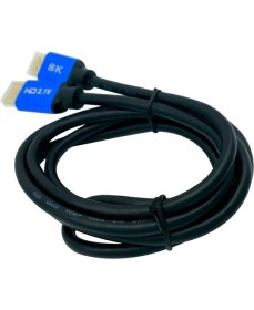 Resim Alfais 5094 8k Ultra Hd 2.1V 48GBPS Altın Kaplama HDMI Kablo UHD 1.5 Metre 