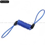 Resim Pengfushop5 Hatırlatma-Mavi Tarzı Motosiklet Scooter Için Tekerlek Fren Disk Kilidi Kir Bisiklet Bisiklet E-Bisiklet Hırsızlığa Karşı Güvenlik Su Geçirmez Dayanıklı Hatırlatma Kablosu (Yurt Dışından) 