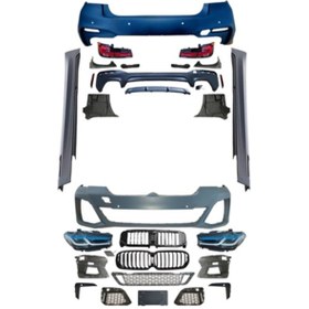Resim Autogp Bmw G30 Lci Mtech Body Kit Dönüşüm Kiti Komple 2017 / 2020 Cmbmg30lcf 