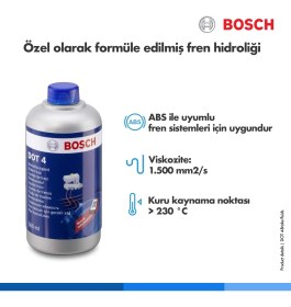 Resim Bosch Dot 4 Hidrolik Fren Yağı (500 ml) 