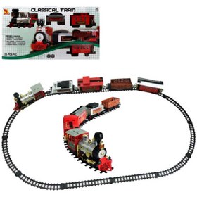 Resim Genel Markalar Klasik Tren Seti Sesli ve Işıklı 35 Parça 