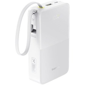 Resim Baseus EnerFill Bipow2 Pro 20000mAh Dahili USB-C Kablolu, 22,5 W Hızlı Şarjlı, LED Ekranlı Powerbank 
