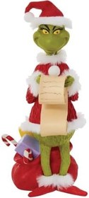 Resim Department 56 Dr. Seuss The Grinch Checking His List Heykelcik, 22 cm, Çok Renkli 