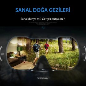 Resim Erbar Shinecon SC-G02ED 3D Sanal Gerçeklik Gözlüğü - Siyah 