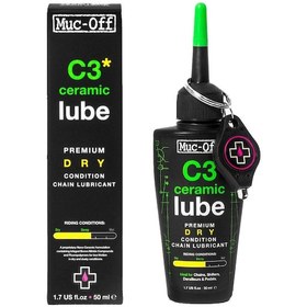 Resim Muc-Off C3 Dry Ceramic Lube 120ml Zincir Yağı 
