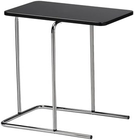 Resim IKEA Metal Yan Sehpa, Siyah Renk MeridyenDukkan 50x30 cm Koltuk Yanı Sehpa 