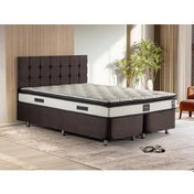 Resim Niron King Yatak Seti 140x190 Çift Kişilik Yatak Baza Başlık Takı 