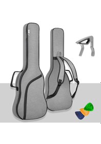 Resim Midex Elc-40 Case Elektro Gitar Çantası Gigbag Su Geçirmez Kalın Kılıf + Capo 