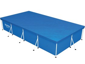 Resim Bestway® 58107 Dikdörtgen Havuz Örtüsü - 4,00 m x 2,11 m Yerüstü Havuzlar için 