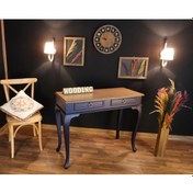 Resim Wooding 120 Cm Çekmeceli Masif Lacivert Naturel Dresuar (548588704) Lacivert 