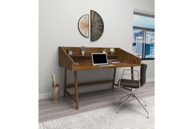 Resim WOODFACE MELY DOĞAL AHŞAP ÇALIŞMA MASASI, CEVİZ 