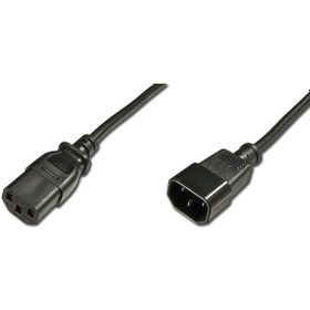 Resim Beek Güç Kablosu Schuko C13 &lt -&gt C14, 1.8 Metre, H05vv-f 3 1 5mm Kare&lt Br&gt Beek C13-c14 Power Cable 1.8m, H05vv-f 3 1.5mm2-36984 