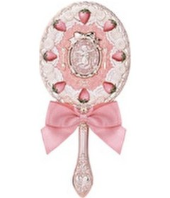Resim Flower Knows Çilekli Aşk Tanrısı El Aynası,sütlü Pembe, Romantik Ve Fantastik Tasarım Ayna / Dresuar Çok Renkli 