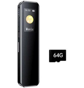 Resim Haikou 128x128 Nokta Matris Ekranlı, 128gb Hafızalı Mp3/wav Ses Kaydedici G4 Modeli, 18 Saat Pil, Usb2.0, Windows Uyumluluğu 