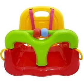 Resim Çocuk & Bebek Salıncağı - Salıncak Emniyet Kemerli Renkli 