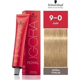 Resim Igora Royal Saç Boyası 60ml - 9.0 Sarı 