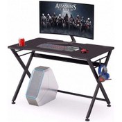 Resim Zizuva Tasarım Askılıklı Oyuncu Ve Çalışma Masası Siyah 