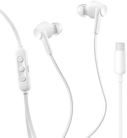 Resim Belkin SoundForm ANC Kulaklık, USB-C Bağlantılı, Mikrofonlu Kulakiçi Kulaklıklar, iPhone 17, iPhone 16, iPad Mini, Galaxy S25, Google Pixel 10, Android ve Daha Fazlası için, Beyaz 