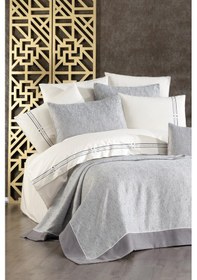 Resim Çeyiz Diyarı Zülal 10 Parça Çeyiz Seti Gri Gri 