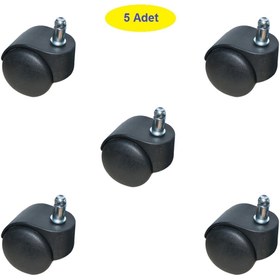 Resim OFİS Koltuk Tekerleği 50 Mm Pimli (5 ADET) 