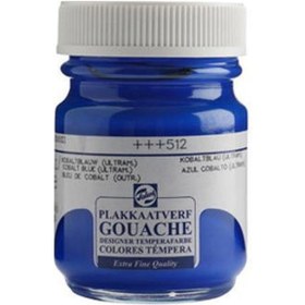 Resim Talens Guaj Boya 50Ml. Şişe 512 Cobalt Blue Ultramarine 