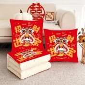 Resim Zhuque Üzerinde Logo Baskılı Ikisi Bir Arada Yastık Yorganı, Çok Fonksiyonlu Araba Kanepe Yastığı Yorganı (Yurt Dışından) 