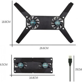 Resim MiraLive Katlanabilir Laptop Soğutucu 2 Fanlı (4887) 
