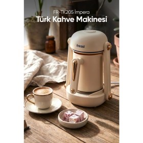 Resim Fressi FR-TK205 Impera Türk Kahve Makinesi 5 Fincan Kapasiteli Sesli Uyarı Sistemi 