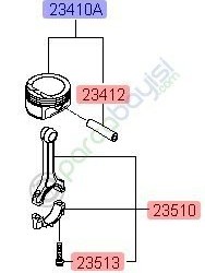 Resim Kia Ceed Piston Pim Orjinal | 230412B100 