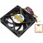 Resim YKA 12 Volt Fan 7 cm 15 mm 4 Pin 