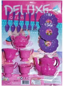 Resim Delux Çay Seti Kartela Oyuncak Çay Seti 