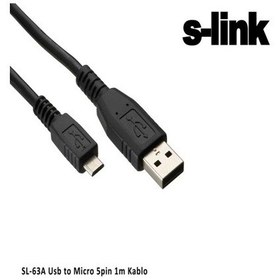 Resim S-Link Sl-63A Usb To Micro 5Pin 1M Kablo 