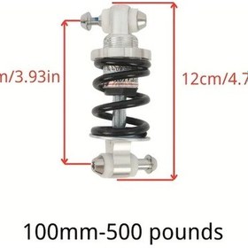 Resim Cloudstore 100mm 500 Lbs Dağ Bisikleti Atv Motosiklet Şok Emici 