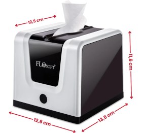 Resim Flora Modern Peçetelik, Dekoratif Peçete Dispenseri ve Düzenleyicisi F290 Beyaz 