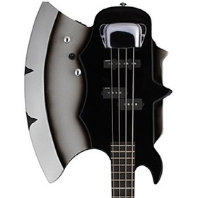 Resim Cort GS BASS AXE2BK Gene Simmons Signature Balta Bas Gitar (Profesyonel/Koleksiyon) | İkonik Balta Tasarımı, Güçlü Mighty Mite Manyetikler ve Özel Tasarım Çanta Dahil 