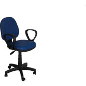 Resim Büro Trend Ekosekreter Mavi Çalışma Koltuğu 