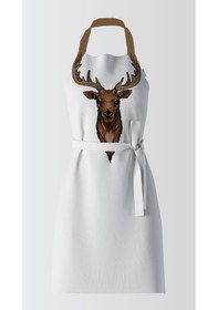 Resim Ays Home Exclusive Geyik Desenli Mutfak Önlüğü 