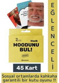 Resim Eğlenceli Genç Yetişkin Özel Gün Arkadaş Yılbaşı Moodunu Bul Mini-klasik Oyun Kartları 45 Kart 