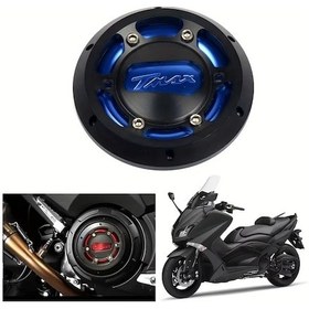 Resim Zhanglei001 Yamaha Tmax530 Tmax500 Motor Mavi Stator Kapağı Koruyucu Kızak 
