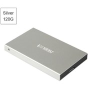 Resim Kangvka Taşınabilir Usb 3.0 Harici Disk, 120gb Büyük Kapasite, Fotoğraf-video-müzik Depolama, Windows/mac Uyumlu, Gümüş 