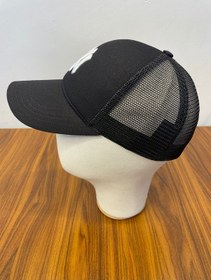 Resim Ny Yankees Nakışlı Fileli Yazlık Beyzbol Cap Şapka Siyah - Beyaz 
