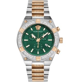 Resim Versace Quartz Erkek Kol Saati Vrscveso01324 Altın - Mavi 