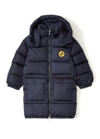 Resim Lacivert Logo Patchli Unisex Çocuk Mont 