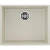 Resim Teka SQUARE 50.40 TG BRIGHT CREAM Tezgahaltı Granit Eviye Krem 50 cm 115230023 