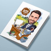 Resim Ceo Erkek Karikatürlü Tebrik Kartı 