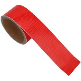 Resim Kırmızı 1 Rulo 3 M Yansıtıcı Güvenlik Uyarı Barizlik Bant Filmi Araba Gövde Etiketi 