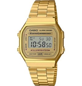 Resim Casio A168wg-9w Retro Gold Dijital Kol Saati 